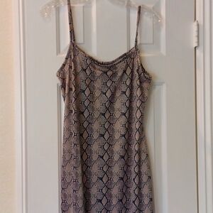 *Snake Maxi Tank Dress Medium